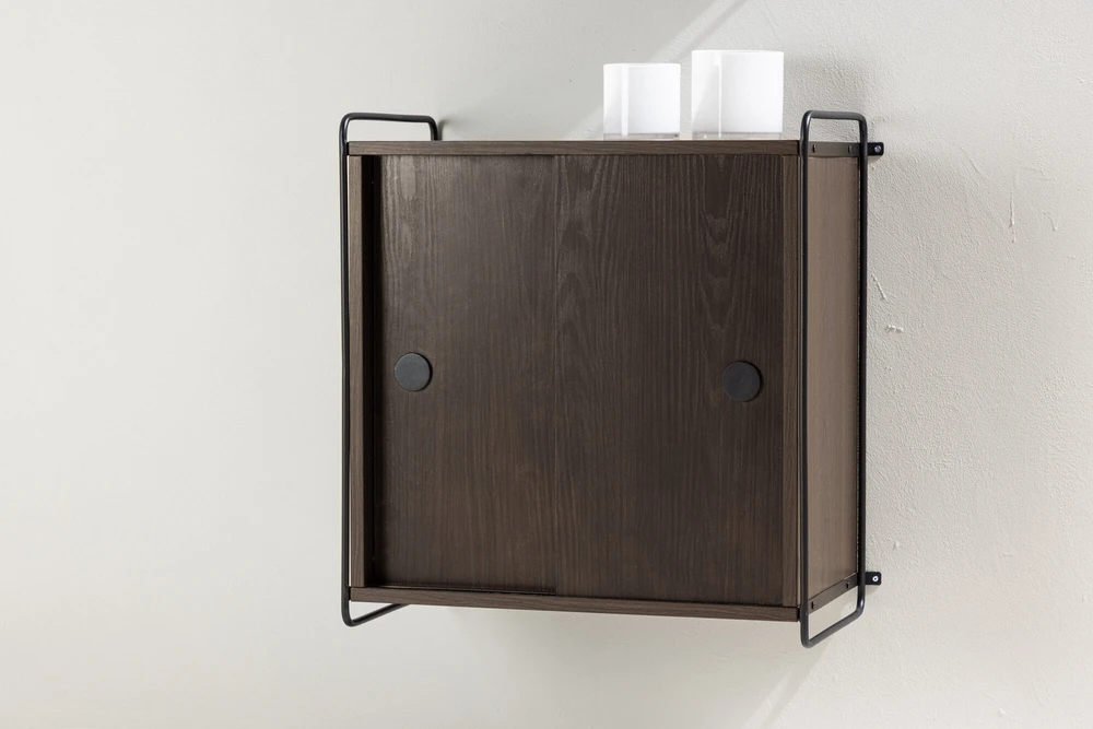 Venture Design Sieninis spintelė, Paryžius, 61x35x67,8 cm, Mocca