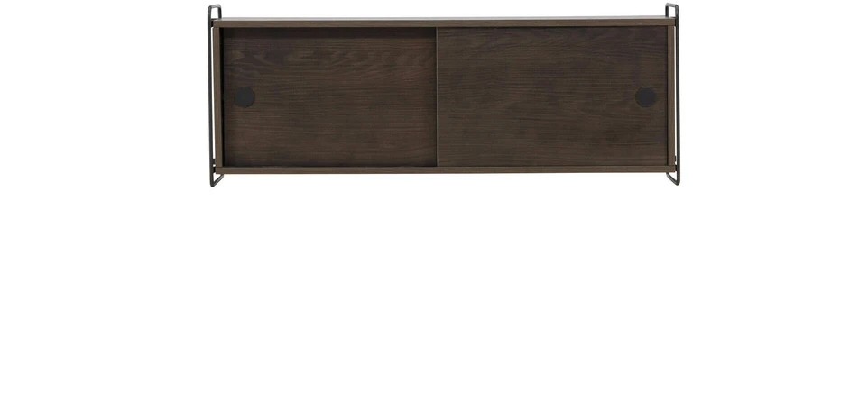 Venture Design Sieninis spintelis, Paryžius, 121x35x48 cm, Tamsiai rudas