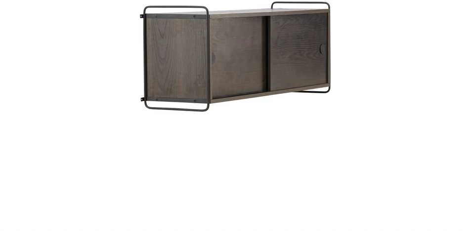 Venture Design Sieninis spintelis, Paryžius, 121x35x48 cm, Tamsiai rudas