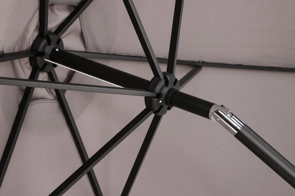 Venture Design Skėtis, Leeds, 3m, Pilka