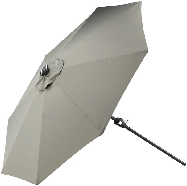 Venture Design Skėtis su LED apšvietimu, Sabal, 270 cm, Pilka