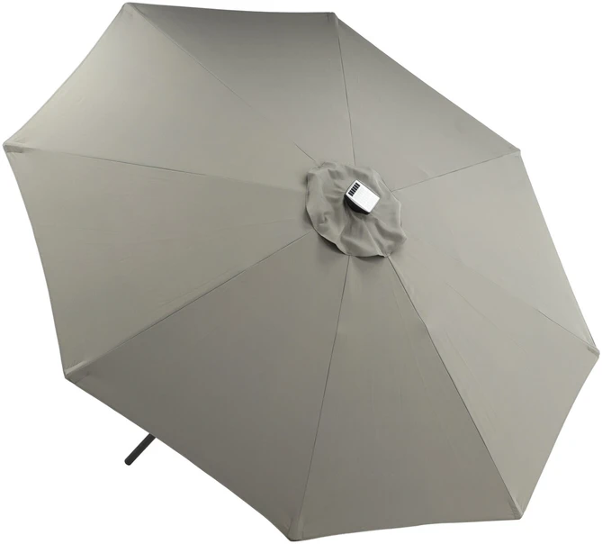 Venture Design Skėtis su LED apšvietimu, Sabal, 270 cm, Pilka