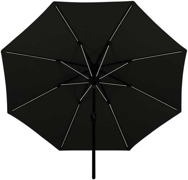 Venture Design Skėtis su LED apšvietimu, Sabal, 270 cm, Pilka