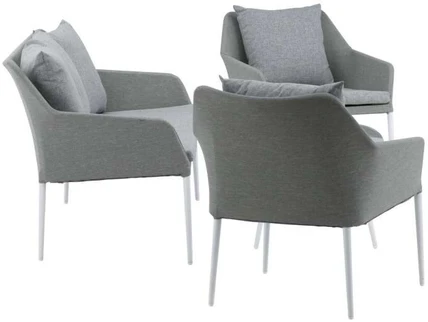 Venture Design Sodo baldų komplektas, Spoga, 75x79x72 cm, Pilka