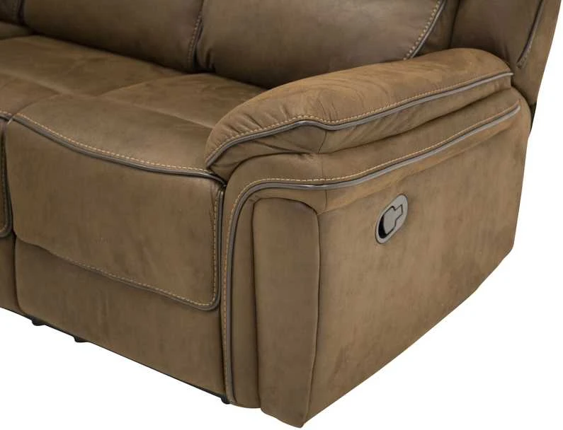 Venture Design Sofa, 3 vietų, Saranda, 206x98 cm, Ruda