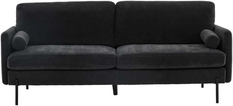 Venture Design Sofa, Antibes 3-vietės, 209.5x87 cm, Tamsiai pilka