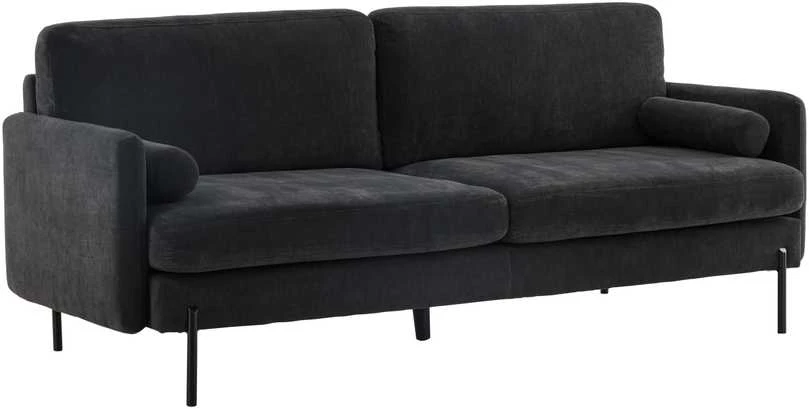 Venture Design Sofa, Antibes 3-vietės, 209.5x87 cm, Tamsiai pilka