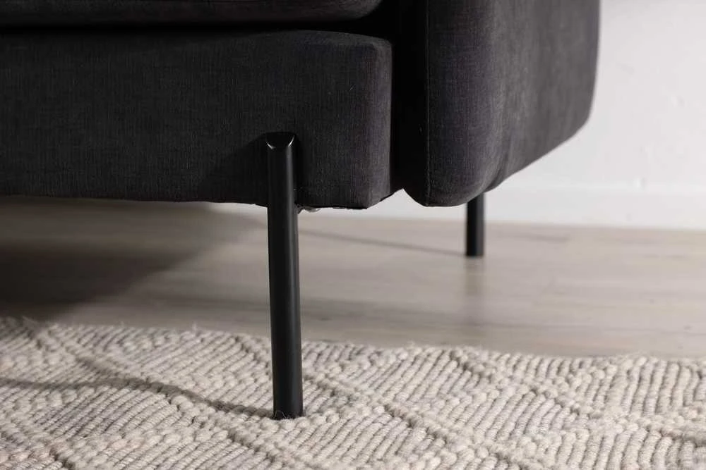 Venture Design Sofa, Antibes 3-vietės, 209.5x87 cm, Tamsiai pilka