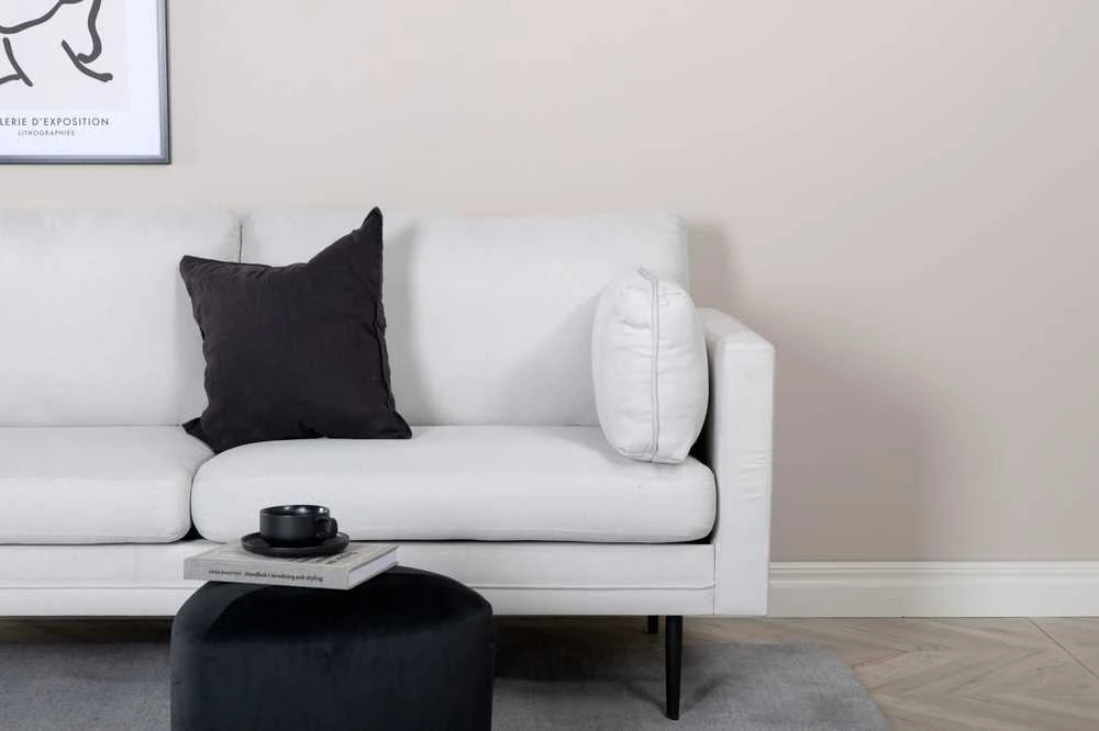 Sofa, Boom, 203x90 cm, kreminė