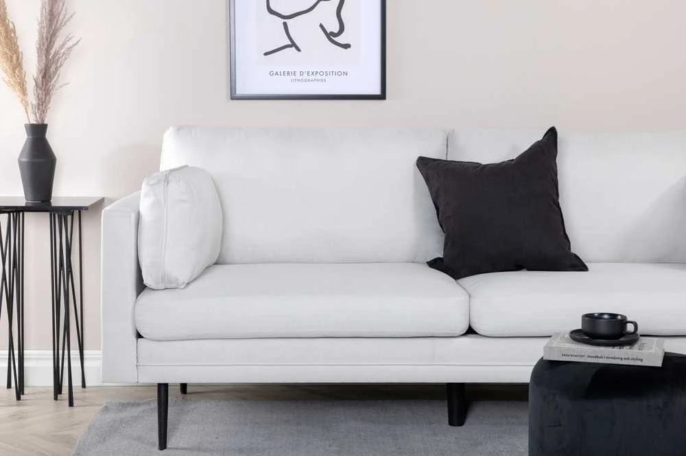Sofa, Boom, 203x90 cm, kreminė