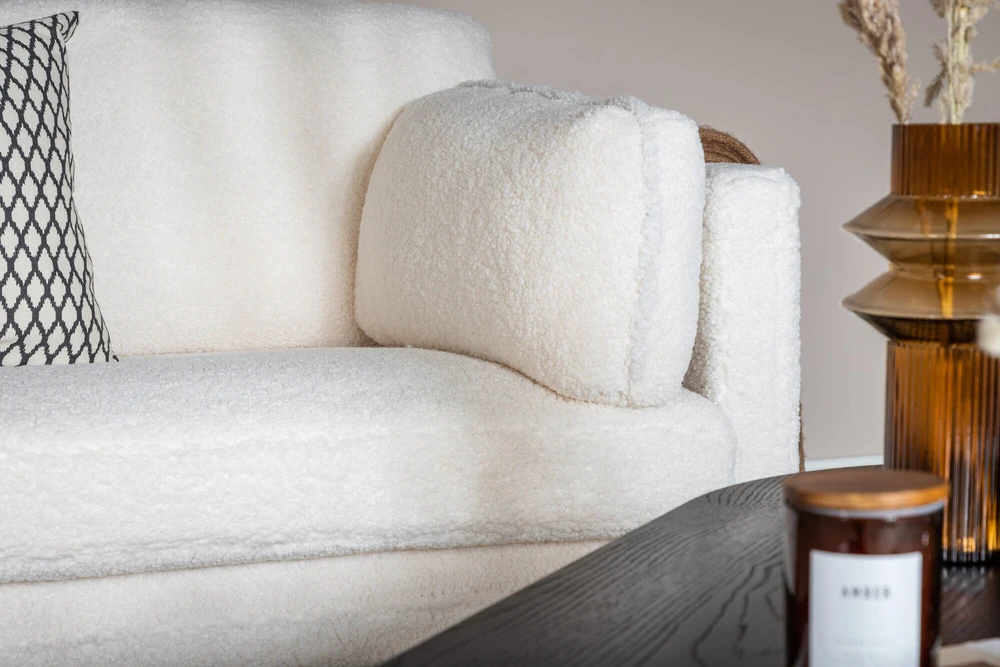 Venture Design Sofa, Boom 3-sėdimų vietų, 203x90 cm, Balta