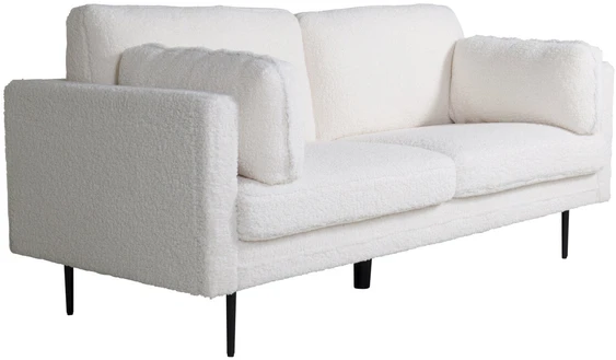 Venture Design Sofa, Boom 3-sėdimų vietų, 203x90 cm, Balta