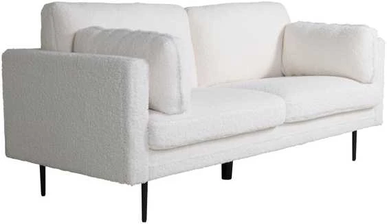 Venture Design Sofa, Boom 3-sėdimų vietų, 203x90 cm, Balta