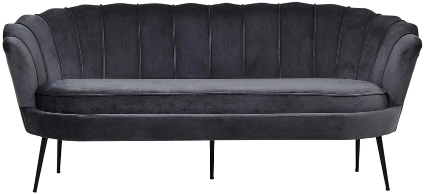 Venture Design Sofa, Calais 3-vietės, 180x78 cm, Tamsiai pilka