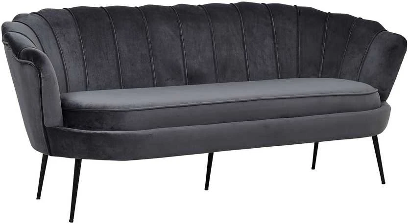 Venture Design Sofa, Calais 3-vietės, 180x78 cm, Tamsiai pilka