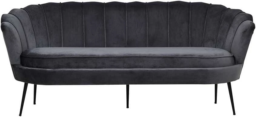 Venture Design Sofa, Calais 3-vietės, 180x78 cm, Tamsiai pilka