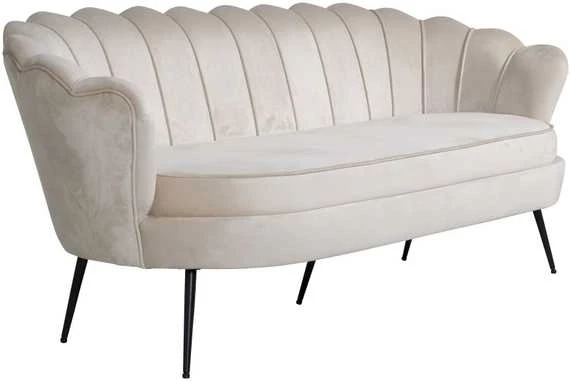 Sofa, Calais 3 vietų, 180x78 cm, kreminė