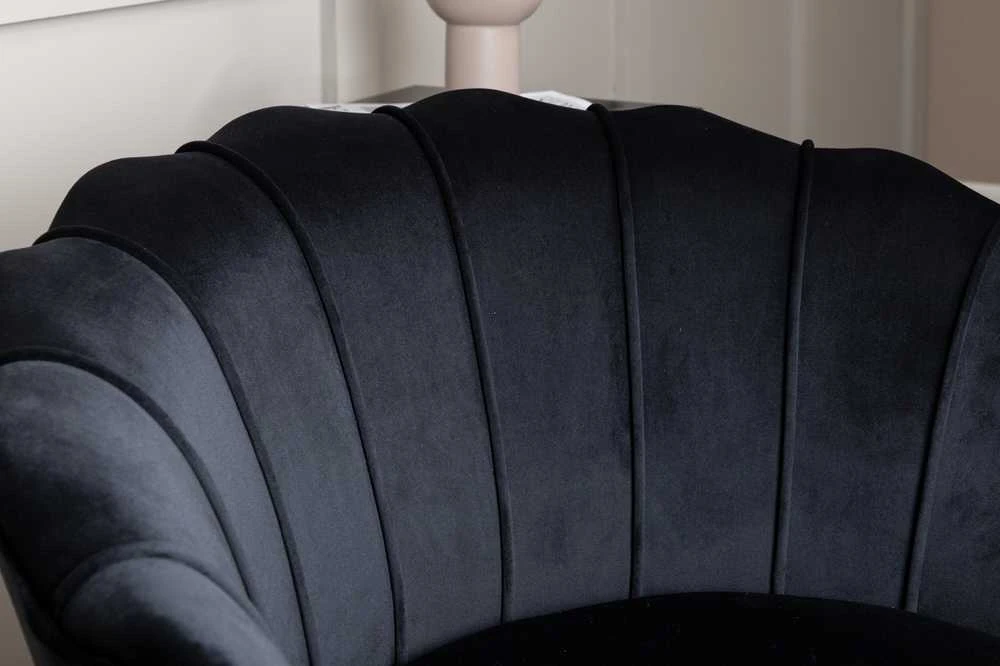 Fotelis Venture Design Sofa, Calais viengubas, 77x76x83 cm, Juoda