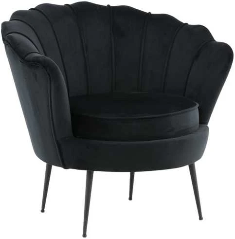 Fotelis Venture Design Sofa, Calais viengubas, 77x76x83 cm, Juoda
