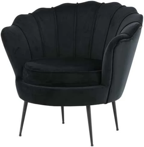 Fotelis Venture Design Sofa, Calais viengubas, 77x76x83 cm, Juoda
