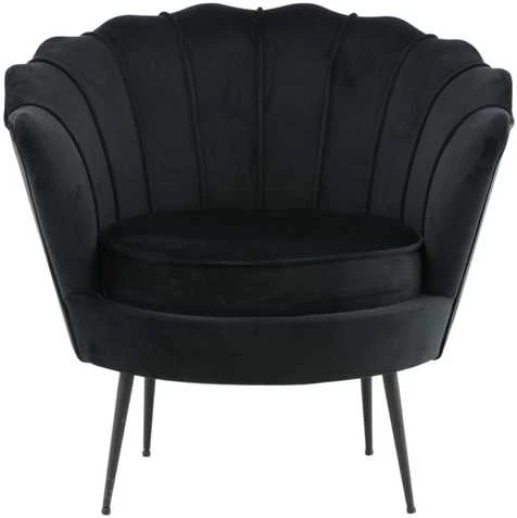Fotelis Venture Design Sofa, Calais viengubas, 77x76x83 cm, Juoda