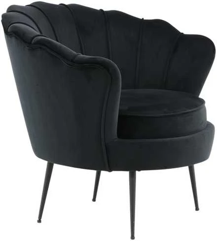 Fotelis Venture Design Sofa, Calais viengubas, 77x76x83 cm, Juoda