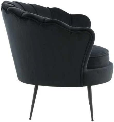 Fotelis Venture Design Sofa, Calais viengubas, 77x76x83 cm, Juoda