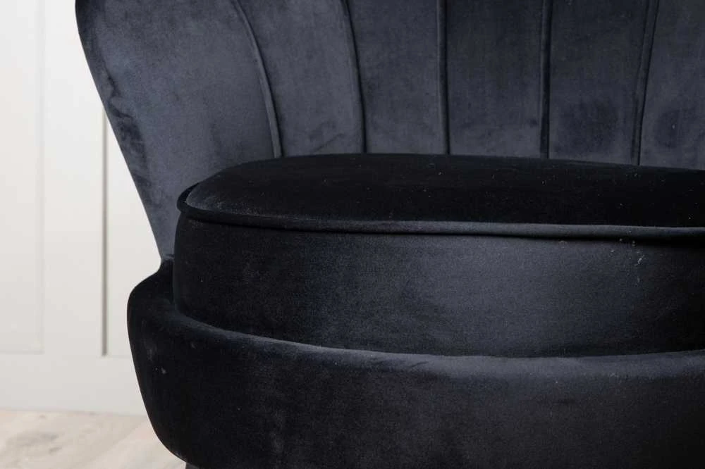 Fotelis Venture Design Sofa, Calais viengubas, 77x76x83 cm, Juoda