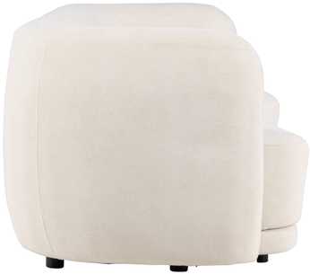 Venture Design Sofa, Cielo 3-vietės, 91x268x80 cm, kreminė