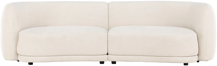 Venture Design Sofa, Cielo 3-vietės, 91x268x80 cm, kreminė