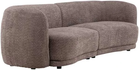 Venture Design Sofa, Cielo 3-vietės, 91x268x80 cm, Ruda
