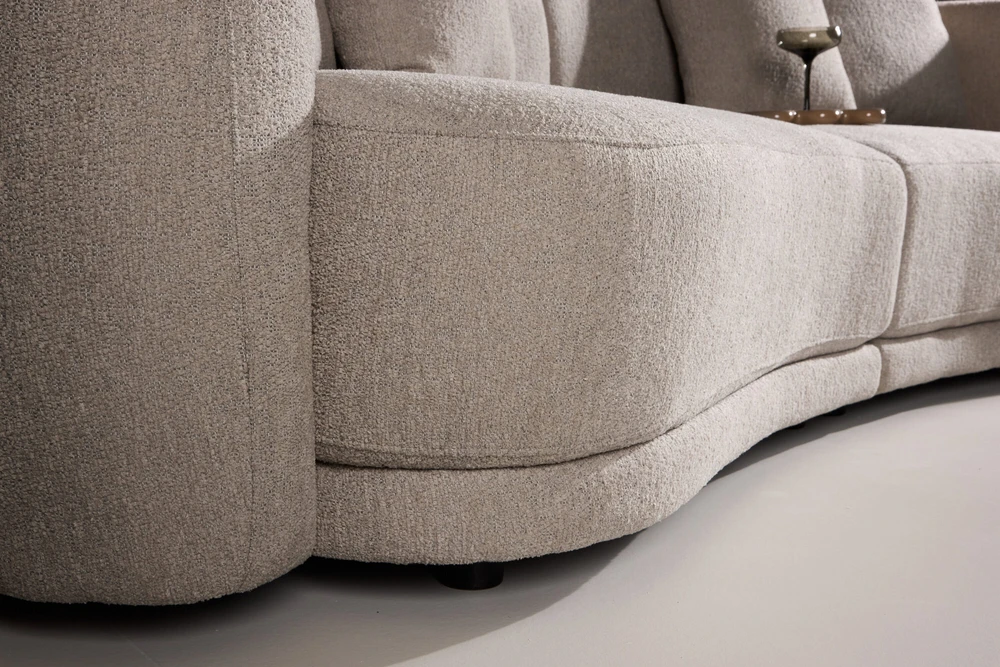 Venture Design Sofa, Cielo 3-vietės, 91x268x80 cm, Bėžmėlyna