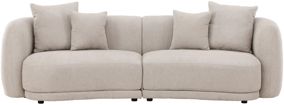 Venture Design Sofa, Cielo 3-vietės, 91x268x80 cm, Bėžmėlyna