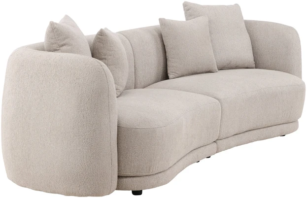 Venture Design Sofa, Cielo 3-vietės, 91x268x80 cm, Bėžmėlyna
