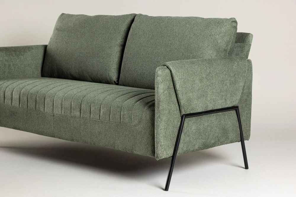 Venture Design Sofa, Indigo 2-vietė, 77x165x85 cm, Žalia