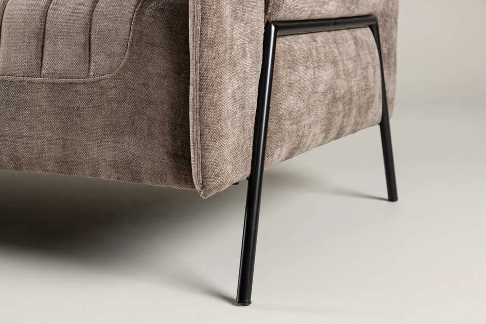 Sofa, Indigo 2 vietų, 77x165x85 cm, ruda spalva
