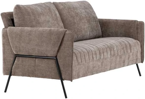 Sofa, Indigo 2 vietų, 77x165x85 cm, ruda spalva