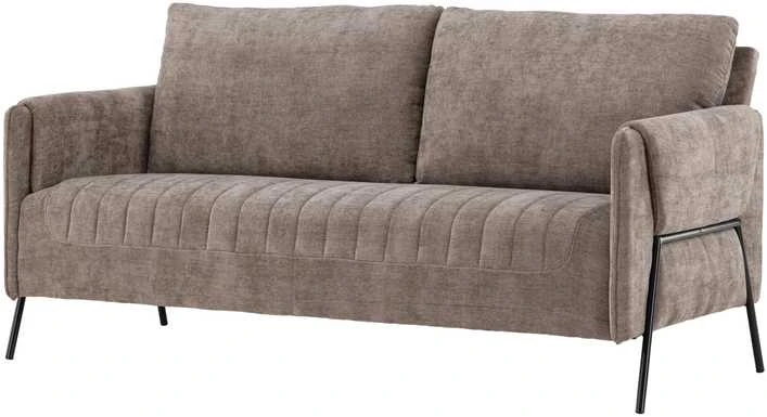 Sofa, Indigo 2 vietų, 77x165x85 cm, ruda spalva