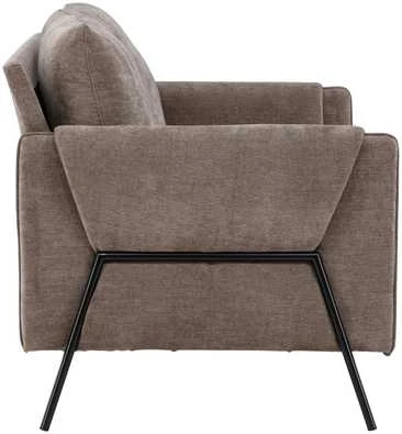 Sofa, Indigo 2 vietų, 77x165x85 cm, ruda spalva