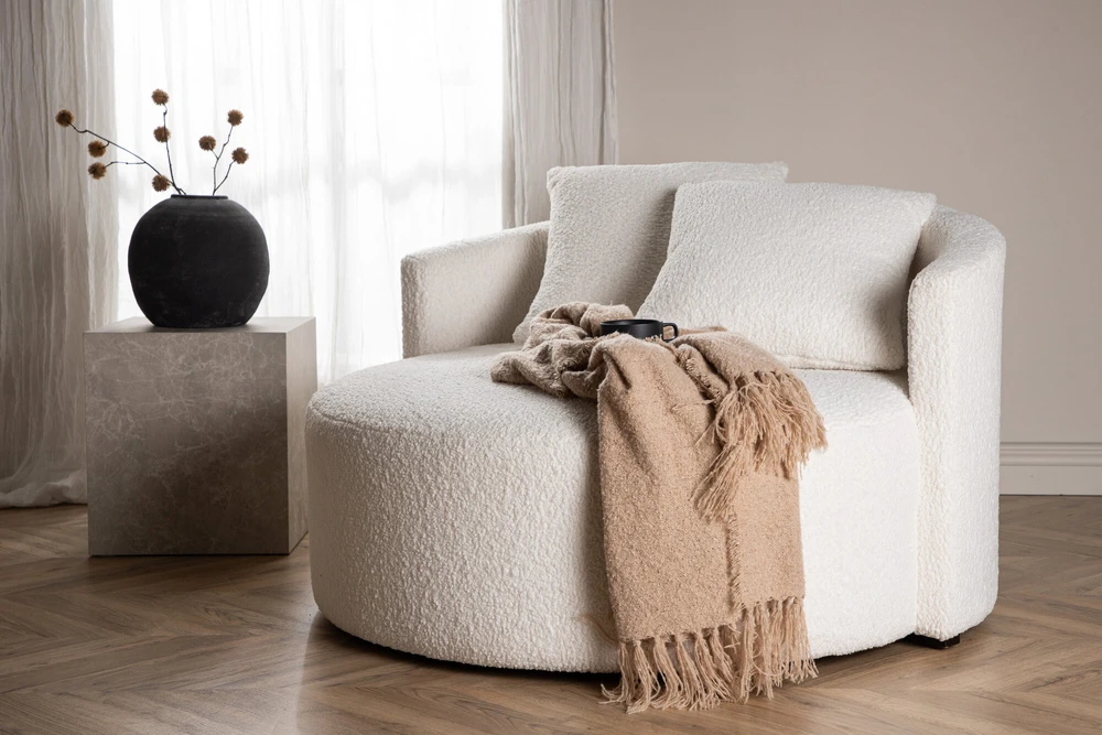 Venture Design Sofa, Kelso, 120x118 cm, Balta