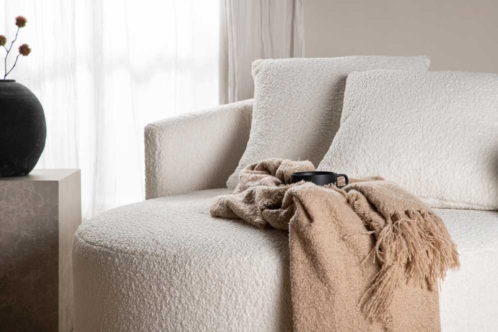 Venture Design Sofa, Kelso, 120x118 cm, Balta