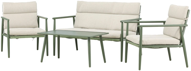 Venture Design Sofa komplektas Mazzaro žalia smėlio spalvos plienas