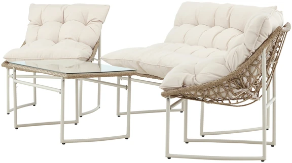 Venture Design Sofa komplektas Tina smėlio spalvos