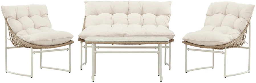 Venture Design Sofa komplektas Tina smėlio spalvos