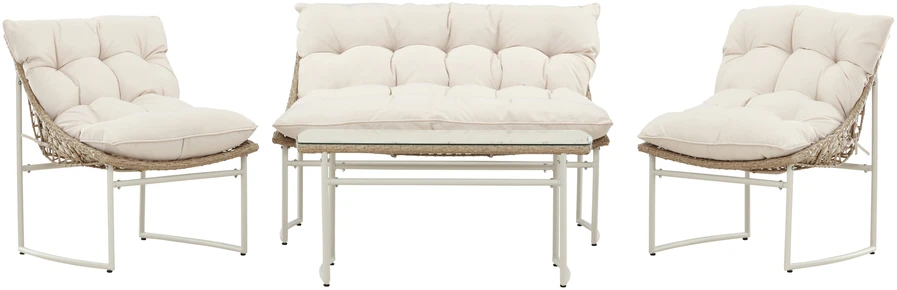 Venture Design Sofa komplektas Tina smėlio spalvos