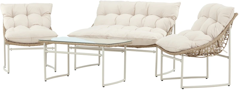 Venture Design Sofa komplektas Tina smėlio spalvos