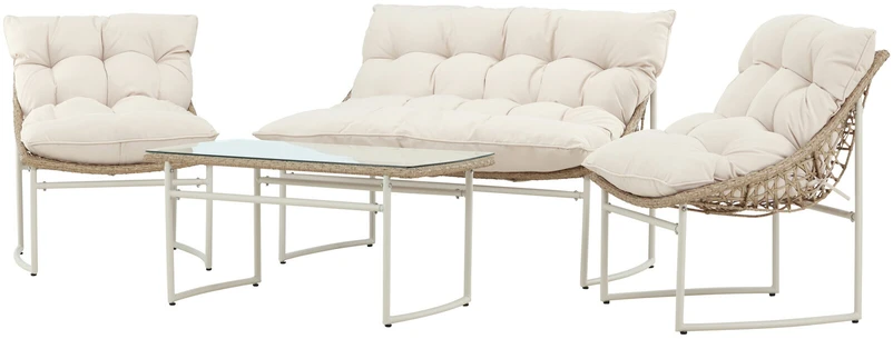 Venture Design Sofa komplektas Tina smėlio spalvos