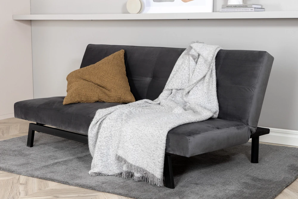 Venture Design Sofa-lova, Bodil, 180x55 cm, Tamsiai pilka