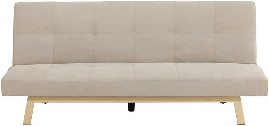 Venture Design Sofa-lova Bodil, smėlio spalvos linas, plieno rėmas
