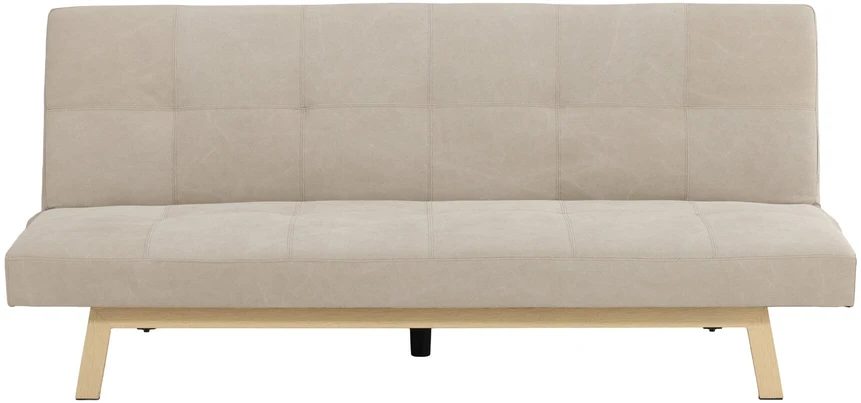 Venture Design Sofa-lova Bodil, smėlio spalvos linas, plieno rėmas